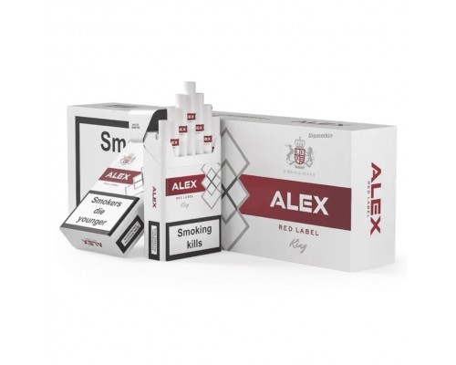  Сигареты Alex Red Label King Size (Алекс Красный Кинг Сайз)