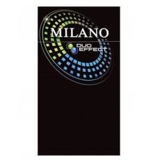 Сигареты Milano Duo Effect Superslims Милано Дуо Эффект Суперслимс кнопка вкус яблоко и ментол