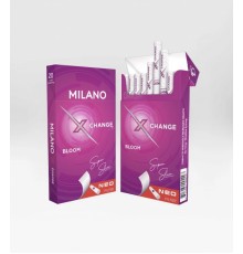 Сигареты Milano Change Bloom (Милано Суперслим Кнопка Черника) оптом  